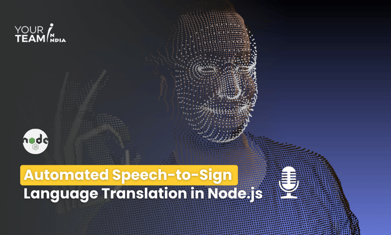 Automated Speech-to-Sign Language Translation in Node.js using Machine Learning